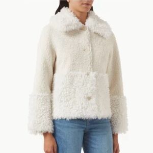 NWOT Maje Faux Shearling Jacket